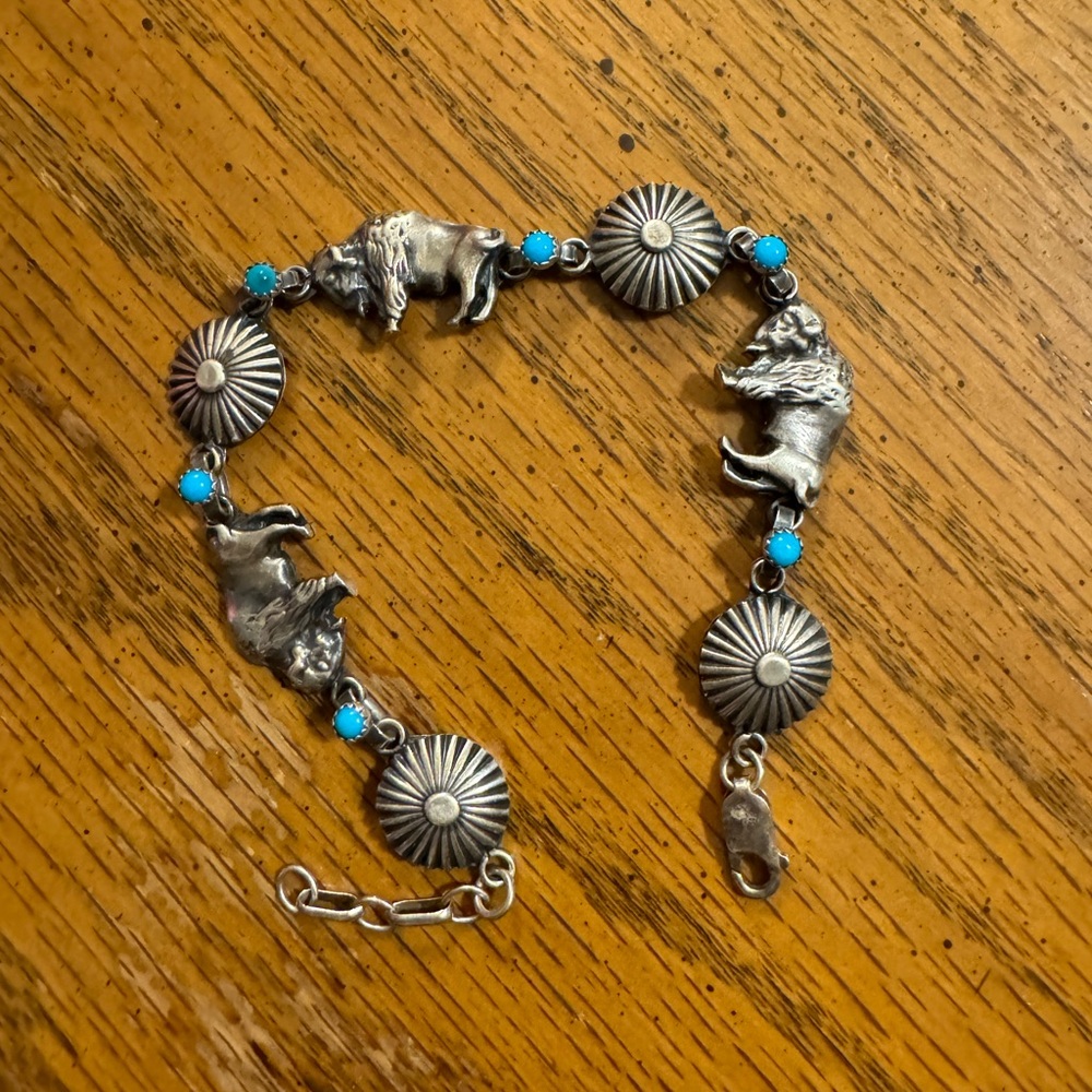 Turquoise Buffalo bracelet